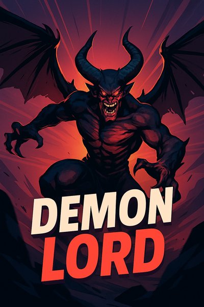 Dynamic and Intense Demon Lord Illustration