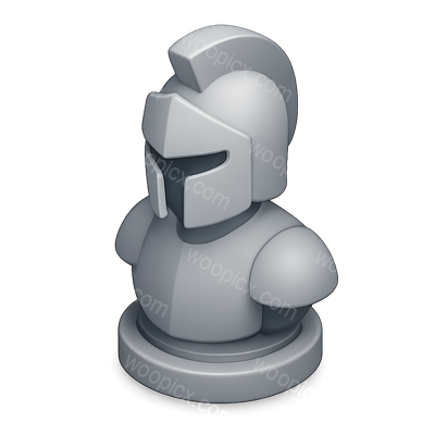 3D Arbiter Icon in Isometric View with Volumetric Feel