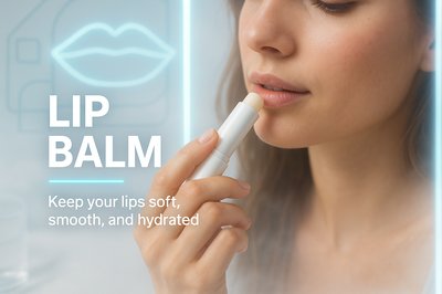 Cosmetic Product Promotion for Lip Balm with Modern Design