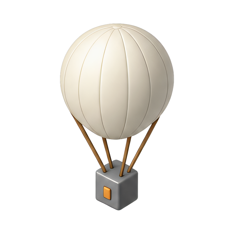 weather balloon in clear sky