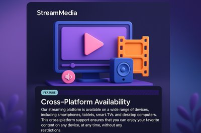 3D Web Page Design for StreamMedia Features