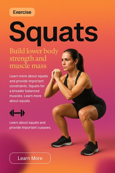 Vibrant Web Design for Fitness Landing Page