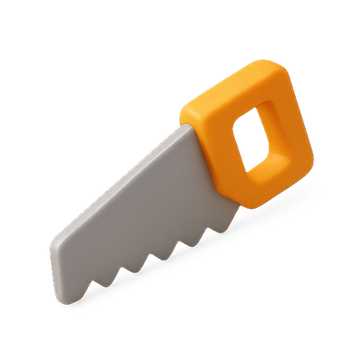 Colorful Toy Saw for Kids with Rounded Handle