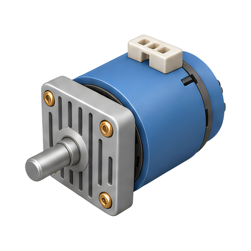 motor with heat sink plate