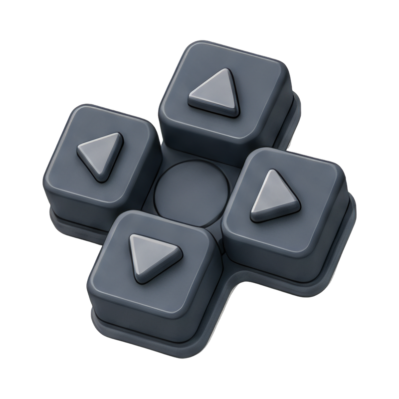 D-pad button cluster design
