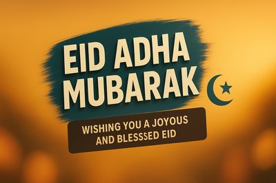 Eid Adha Celebration Greeting Card Design