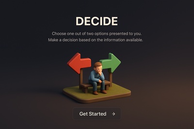 3D Scene Representing Decision-Making Process