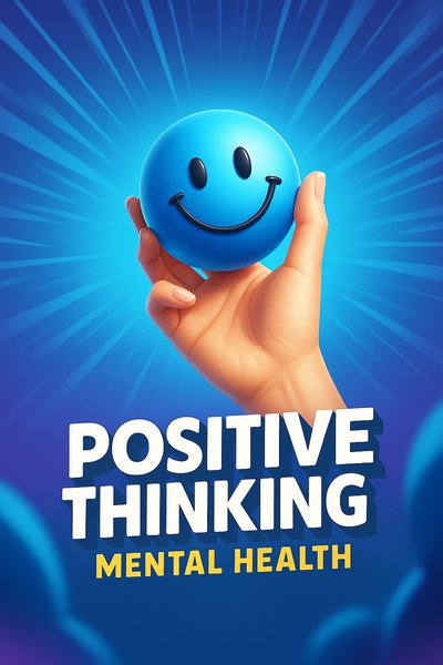 Vibrant Illustration of Positive Thinking and Mental Health