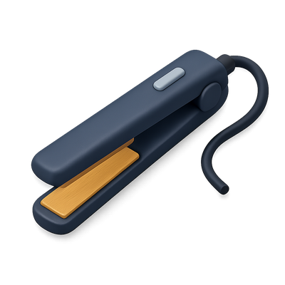 3D Icon of a Flat Iron for Hair Styling