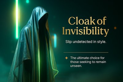 Cloak of Invisibility: Slip Undetected in Style
