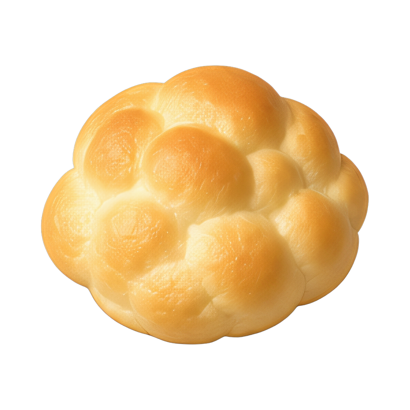 fluffy cloud bread loaf