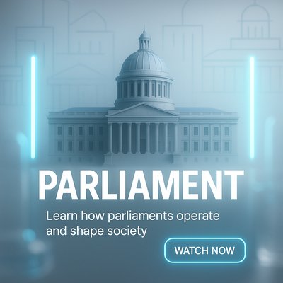 Informative Graphic on Parliamentary Operations with Modern Design