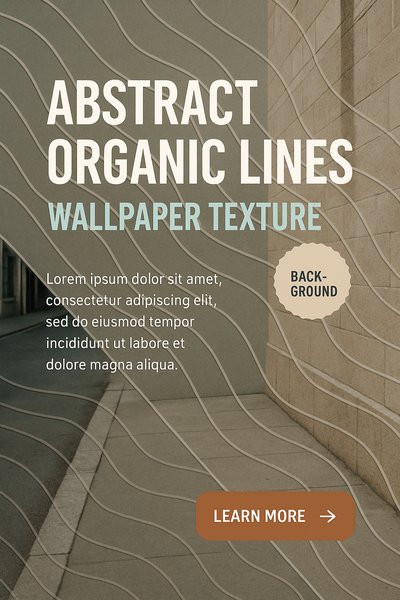 Abstract Organic Lines Wallpaper Texture Background Design