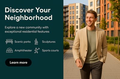 Promotional Image for Residential Community Featuring Modern Aesthetics