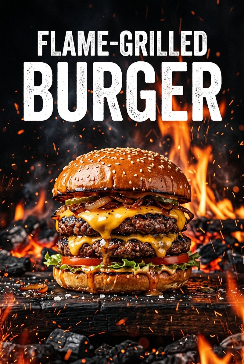 Realistic flame graphic design