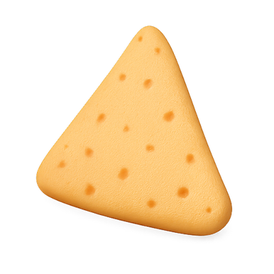 Realistic Cheese Slice Illustration with Texture