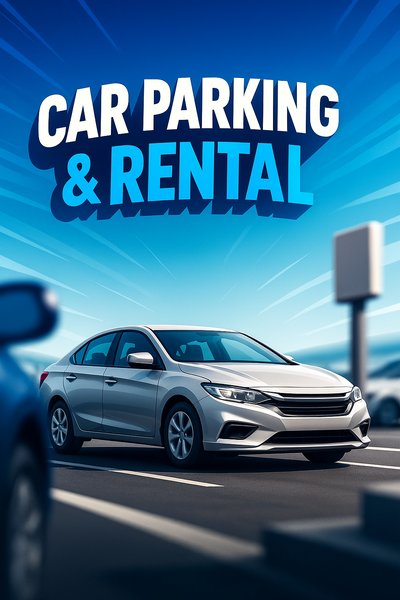 Dynamic Car Parking and Rental Service Scene