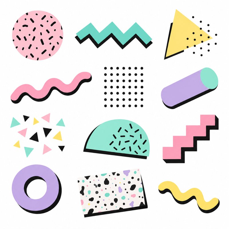 Memphis design elements pack