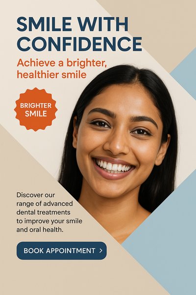 Bright Smiles: Dental Ad Featuring Young Woman