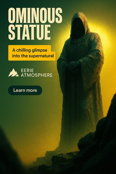 Ominous Statue Capturing Supernatural Essence