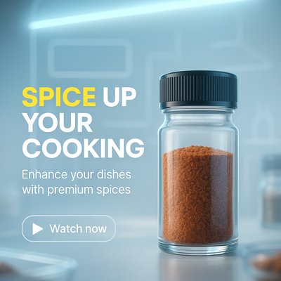Promotional Image for Premium Spices and Cooking Enhancement