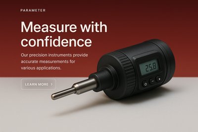 Stylish Web Page Design for Measurement Instruments