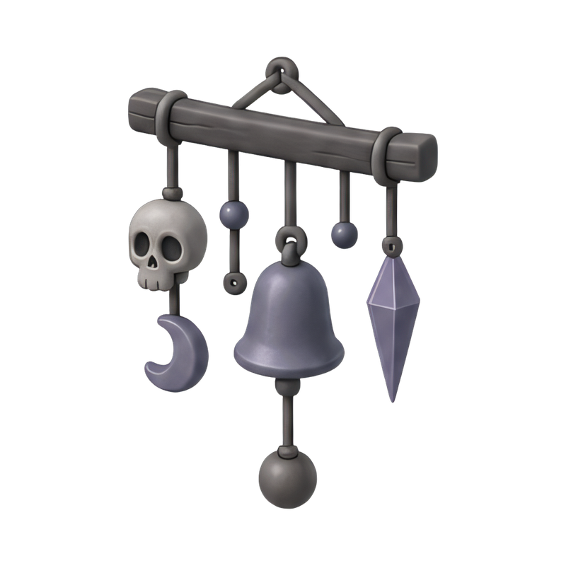 mysterious wind chime