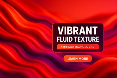 Abstract Background with Vibrant Fluid Texture