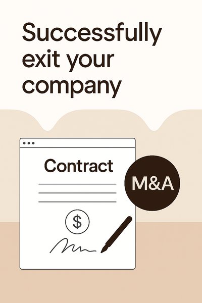 Illustrative Graphic on Company Exit Strategy