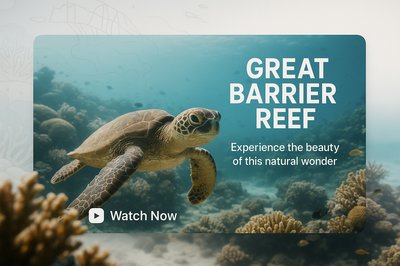 Promotional Video Thumbnail for Great Barrier Reef Exploration