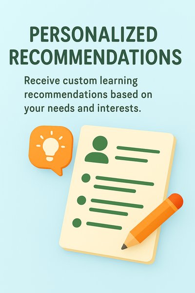 Promotional Graphic for Personalized Learning Recommendations