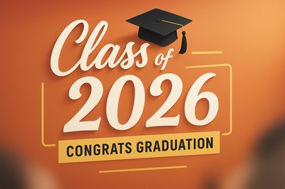 Graduation Celebration Graphic for Class of 2026
