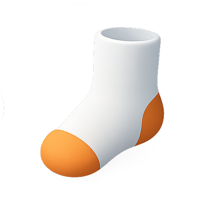 Stylized 3D Children's Sock Design