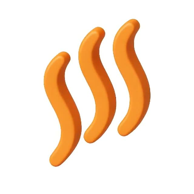 Stylized Orange Waves Animation for Dynamic Visuals