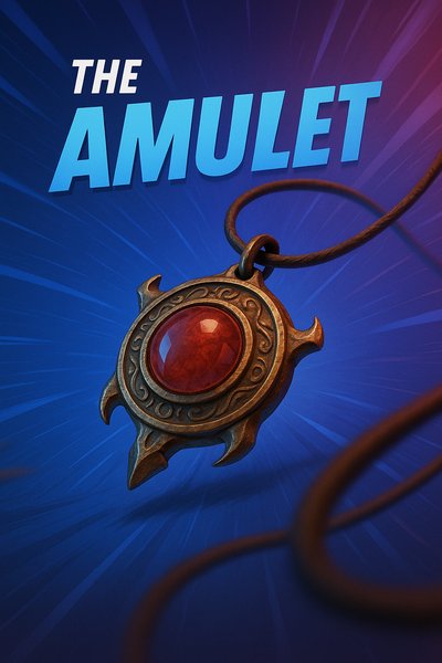The Amulet: Dynamic 3D Illustration of a Magical Artifact