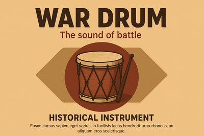 War Drum: The Sound of Battle - Historical Instrument