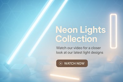 Promotional Video Banner for Neon Lights Collection