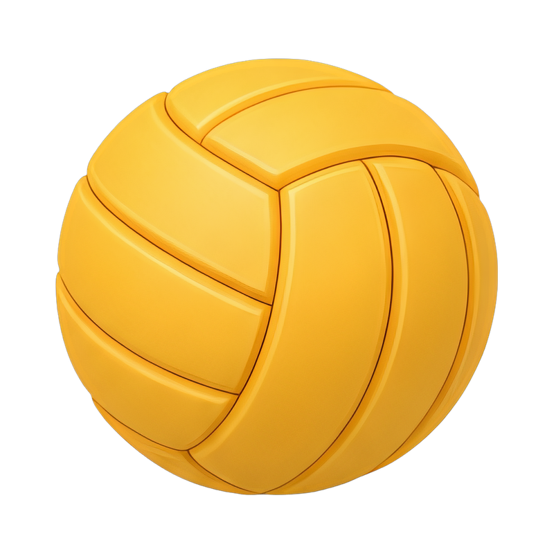 water polo ball on the pool