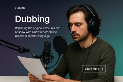 Modern Web Design for Dubbing Services