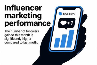 Influencer Marketing Performance Analysis Graphic