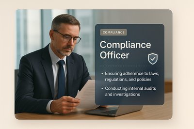 Professional Compliance Officer Web Page Design