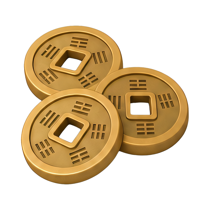 I Ching coins for divination
