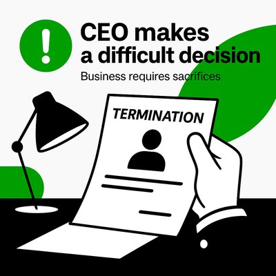 Corporate Communication Graphic on Employment Decisions