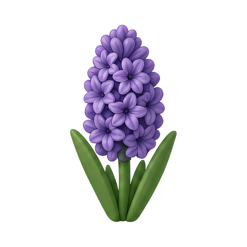 vibrant hyacinth spike bloom