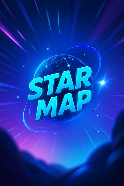 Dynamic Star Map Design with Engaging Visual Elements