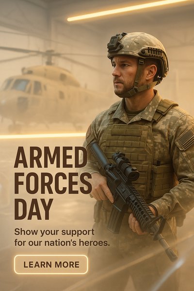 Promotional Image for Armed Forces Day Celebration