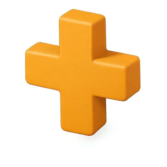 Colorful Orange Plus Signs in Stock Footage