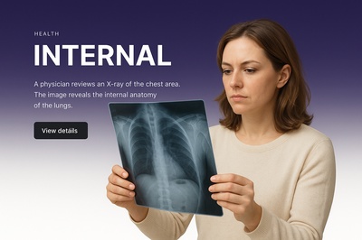 Stylish Web Design Concept Featuring Health X-Ray Review
