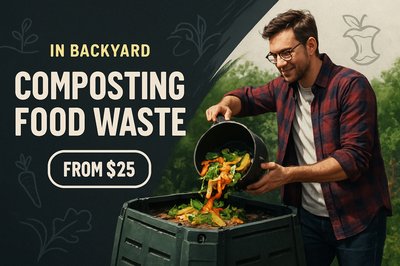 Dynamic Backyard Composting Advertisement for Food Waste Management