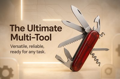 Promotional Image for Versatile Multi-Tool Product